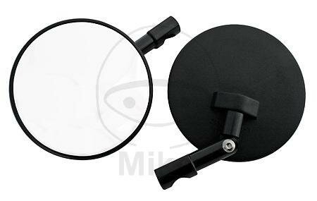 Mirror handlebar end black Shin Yo Contents 1 pair