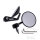 Mirror pair handlebar end black JMP