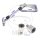 Mirror chrome left or right JMP for Suzuki TU 125 AN 250 400 Burgman GSF 650 1200 1250