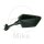 Specchio nero sinistro JMP per Kawasaki Ninja 250 EX-R