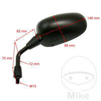 Espejo negro izquierdo JMP para Honda CB 600 Hornet F FA
