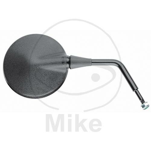 Mirror round black on the right