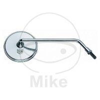 Rétroviseur rond chromé à droite