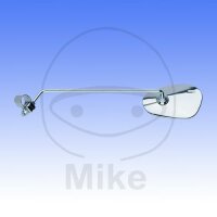 Rétroviseur ovale chromé gauche