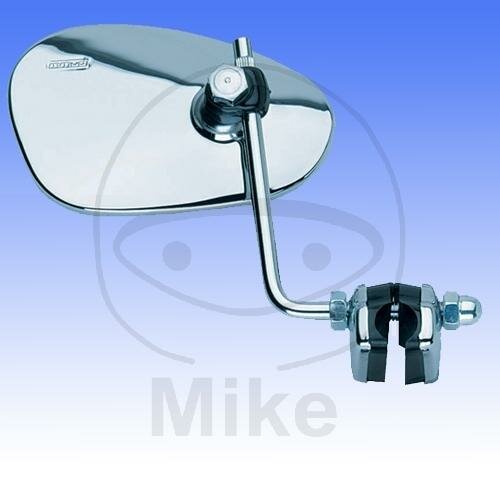 Espejo ovalado cromado derecho