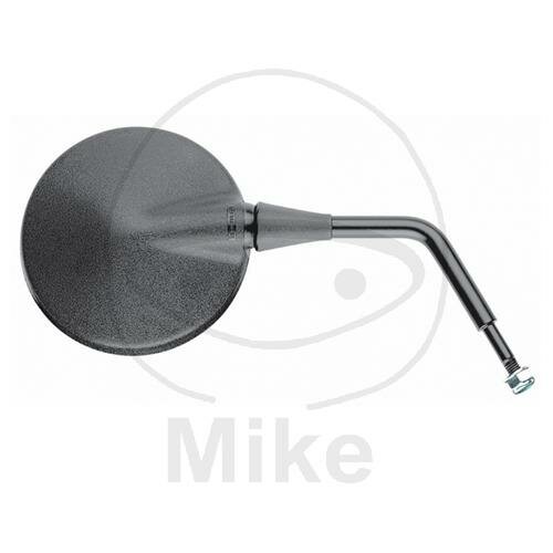 Mirror round black on the left