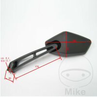 Rétroviseur noir droit JMP pour Aprilia SR 50...