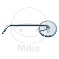 Rétroviseur rond chromé à gauche