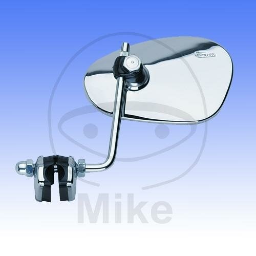 Mirror oval chrome left