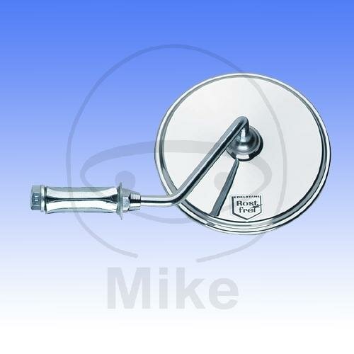 Mirror round chrome on the left