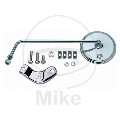 Mirror round chrome on the left for Vespa PX 200