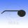 Specchio tondo nero a sinistra per BMW R 45 65 100