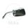 Mirror chrome left JMP for Yamaha SR 250 500