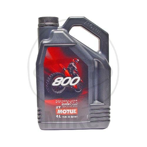 Huile moteur 2 temps 4 litres Motul synthétique 800 Factory Line Offroad Racing