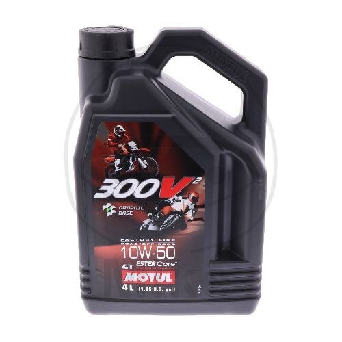 Engine oil 10W50 4T 4 liters Motul synthetic 300V2 Factory Line Road / Offroad Racing