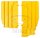 Jeu de protection des ailettes du radiateur jaune 05 pour Suzuki RM-Z 250 # 10-18