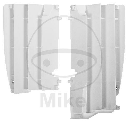 Set di protezione delle alette del radiatore bianco per Suzuki RM-Z 450 # 2008-2017