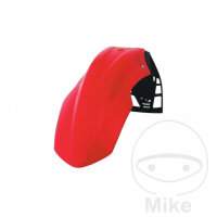 Guardabarros delantero universal rojo 04