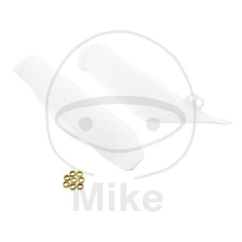 Fork protection set white for Kawasaki KX-F 250 450 # 2009-2020