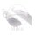 Kit de protection pour fourche blanc pour Gas Gas Honda KTM 125 150 200 250 300 350 400