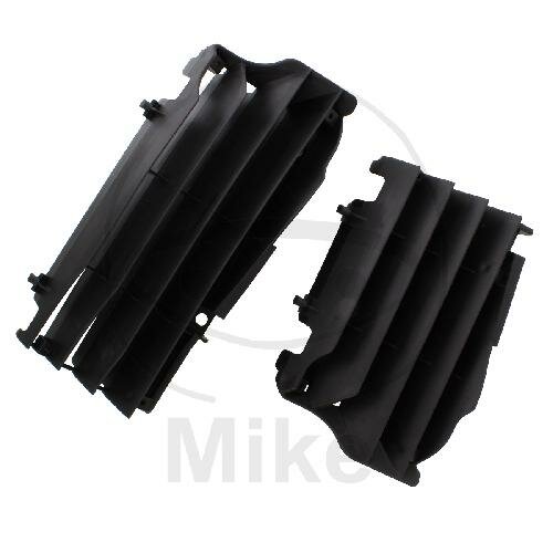 Jeu dailettes de protection du radiateur noir pour Kawasaki KX-F 450 # 2016-2019
