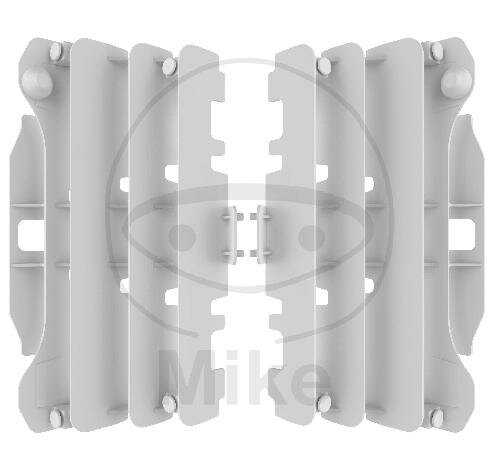 Jeu dailettes de protection du radiateur blanc pour Yamaha YZ-F 250 450 # 2007-2009