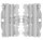 Jeu dailettes de protection du radiateur blanc pour Yamaha YZ-F 250 450 # 2007-2009