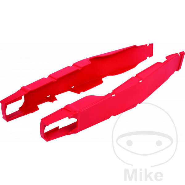 Set di protezioni per il braccio oscillante rosso 04 per Honda CR 125 04-07 # CRF 250 X 08-19