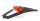 Mudguard extension LED universal rear black