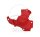 Protector de la tapa de encendido rojo 04 para Honda CRF 450 R # 2011-2016