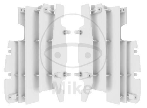 Radiator fins protection set white for Honda CR 125 250 R # 2005-2007
