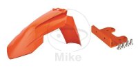 Mudguard front orange 16 with mounting kit for KTM 125...