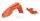 Guardabarros delantero naranja 16 con kit de montaje para KTM 125 150 250 350 450 505