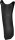 Cover shock absorber rear black for Honda CRF 250 R 14-16 # CRF 450 R 13-16