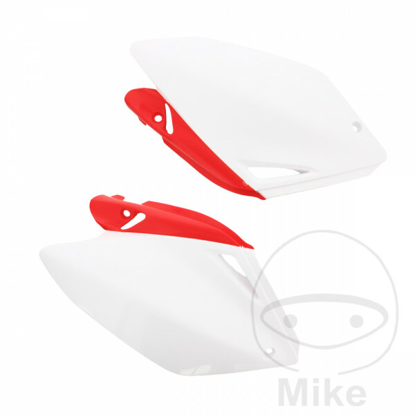 Side panel set red 04 white for Honda CRF 250 R # 2004-2005