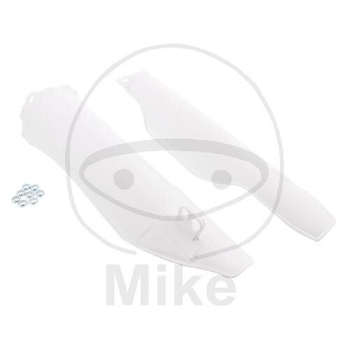 Juego de protección de horquillas blanco para Kawasaki KX-F 250 450 # 2006-2008