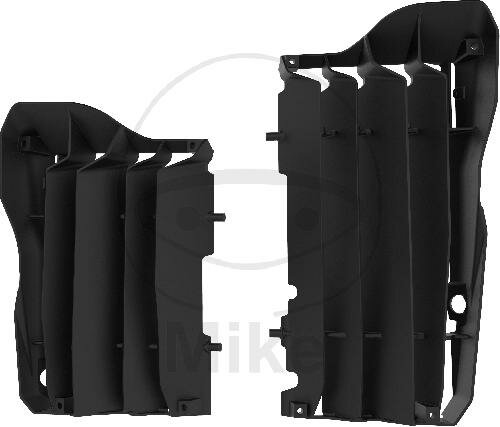 Radiator fins protection set black for Honda CRF 450 R RX # 2017-2019