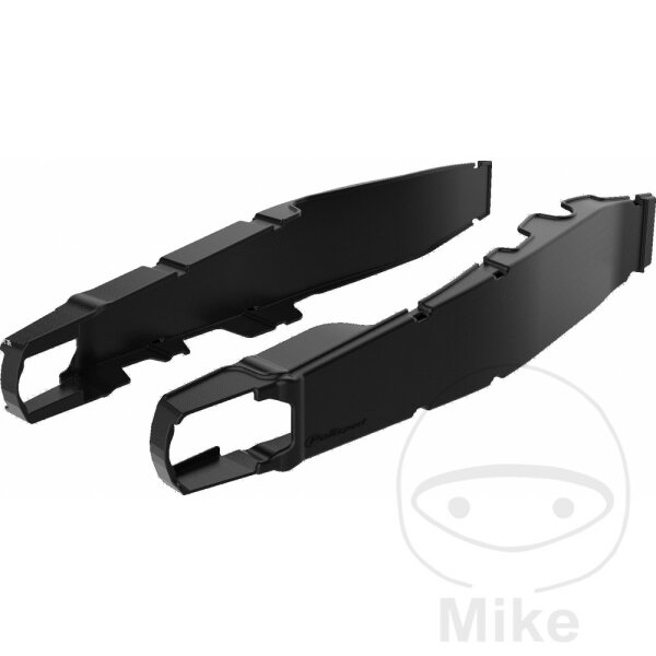 Set di protezioni per il braccio oscillante nero per Honda CRF 450 R RX # 2017-2018