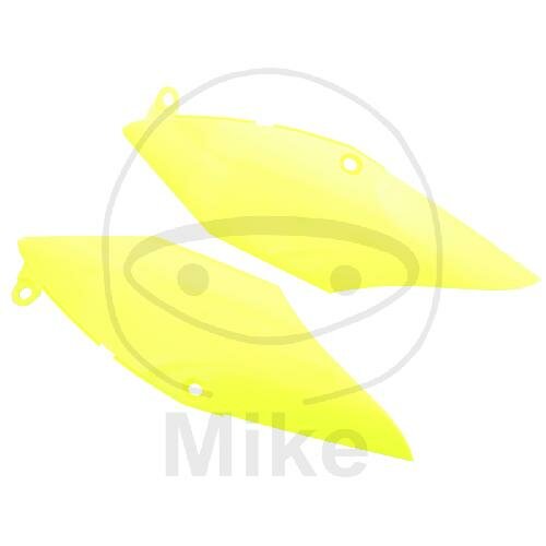 Jeu dhabillage latéral jaune fluorescent pour Honda CRF 250 18-19 # CRF 450 17-19