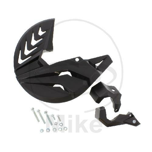 Brake disc fork protection bottom black for Yamaha YZ 125 250 YZ-F 250 450 # 08-22