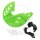 Disco freno protezione forcella inferiore verde 05 nero per Kawasaki KX-F 250 450