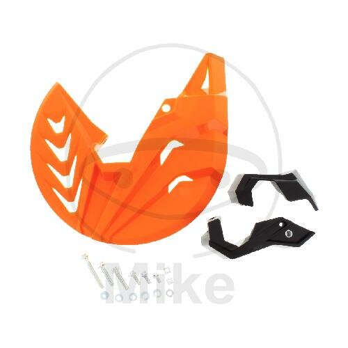 Disque de frein Fourche Protection inférieure orange noir pour Husaberg Husqvarna KTM Sherco