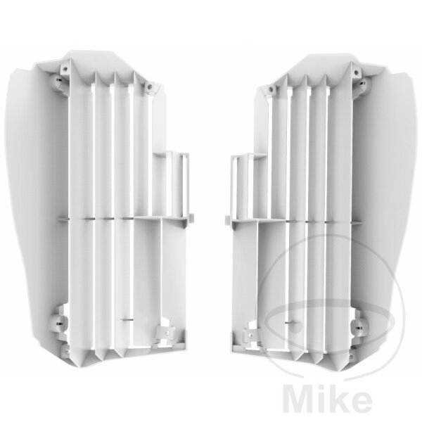 Jeu dailettes de protection du radiateur blanc pour Yamaha YZ-F 250 19-20 YZ-F 450