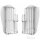 Jeu dailettes de protection du radiateur blanc pour Yamaha YZ-F 250 19-20 YZ-F 450