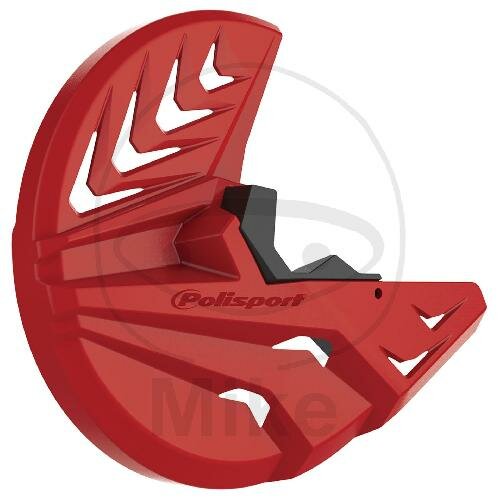 Brake disc fork protection bottom red 04 black for Honda CRF 250 450 R # 2010-2014