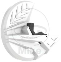 Brake disc fork protection bottom white for Beta RR 125...