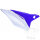 Jeu dhabillage latéral bleu blanc pour Sherco SE 125 250 300 R SEF 250 300 450 R