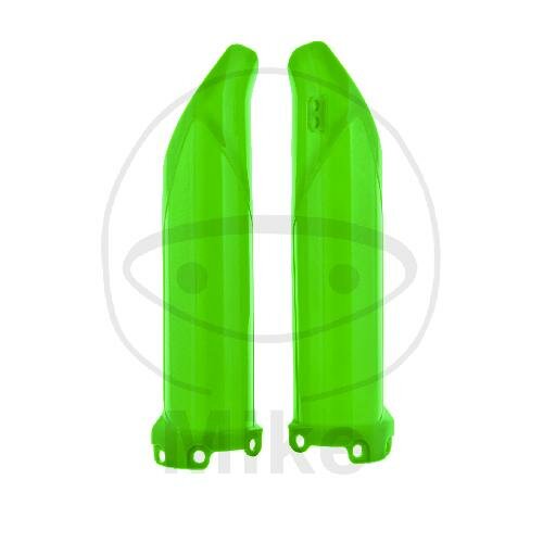 Juego de protección de horquillas verde para Kawasaki KX-F 250 09-19 # KX-F 450 09-20