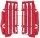 Set di protezione delle alette del radiatore rosso per Beta RR 250 300 Racing # 2020