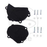 Clutch ignition cover protection set black for Yamaha YZ...